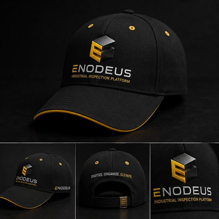 ENODEUS branded cap with embroidered logo